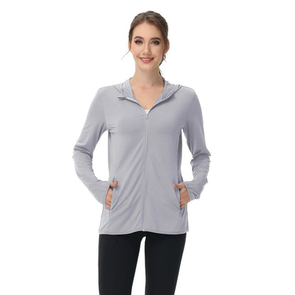 🎖️Women's Lightweight Long-Sleeved Sunscreen Hoodie Jacket